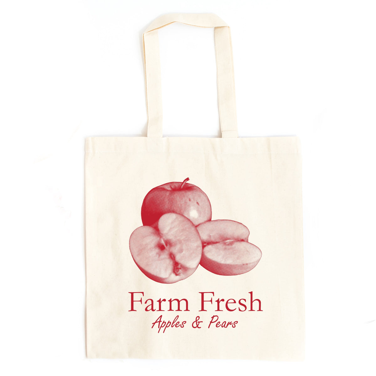 Farm Fresh Apples and Pears - Canvas Tote