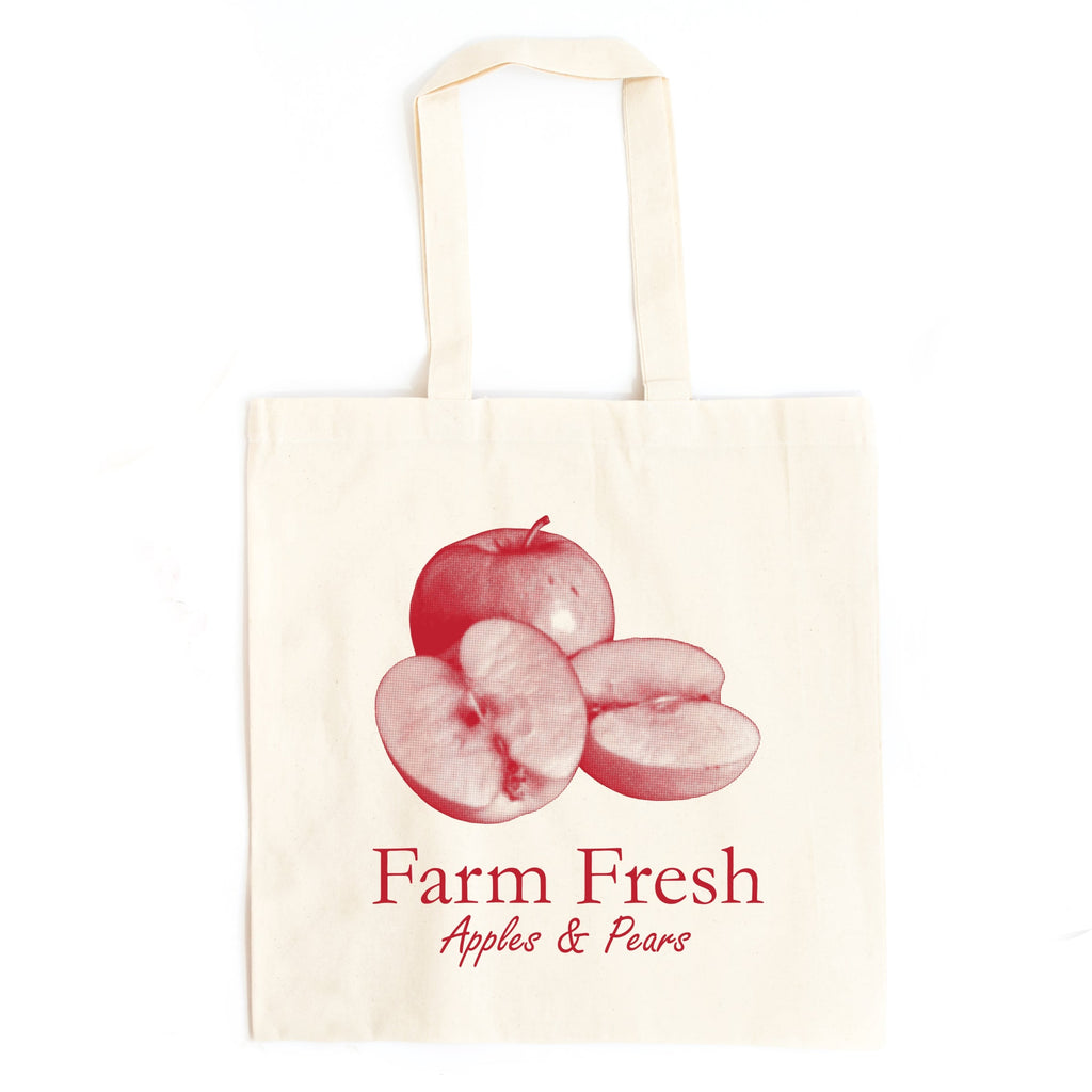 Farm Fresh Apples and Pears - Canvas Tote