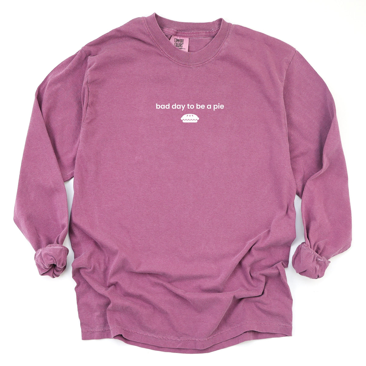 Bad Day to be a Pie - Women's Garment Dyed Long Sleeve product image 5