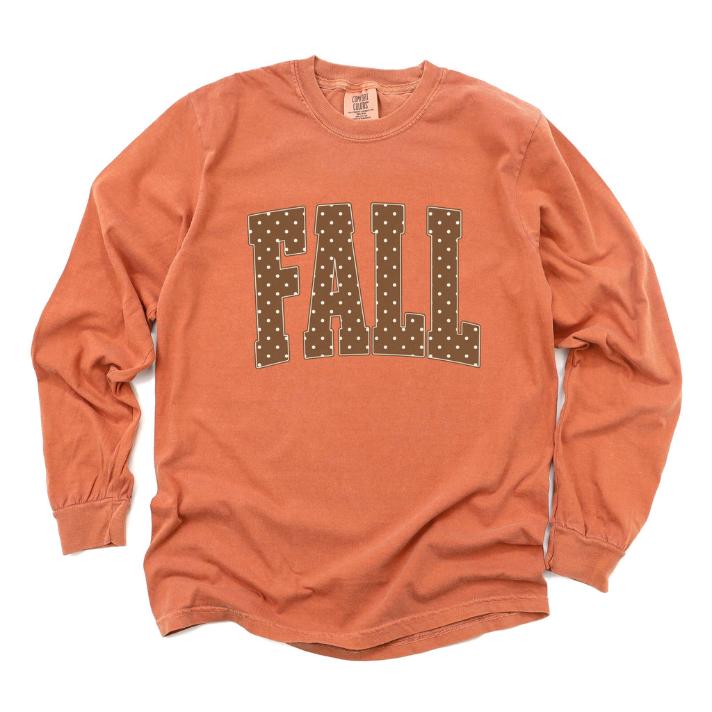 Fall Polka Dots Arched - Women's Garment Dyed Long Sleeve product image 8