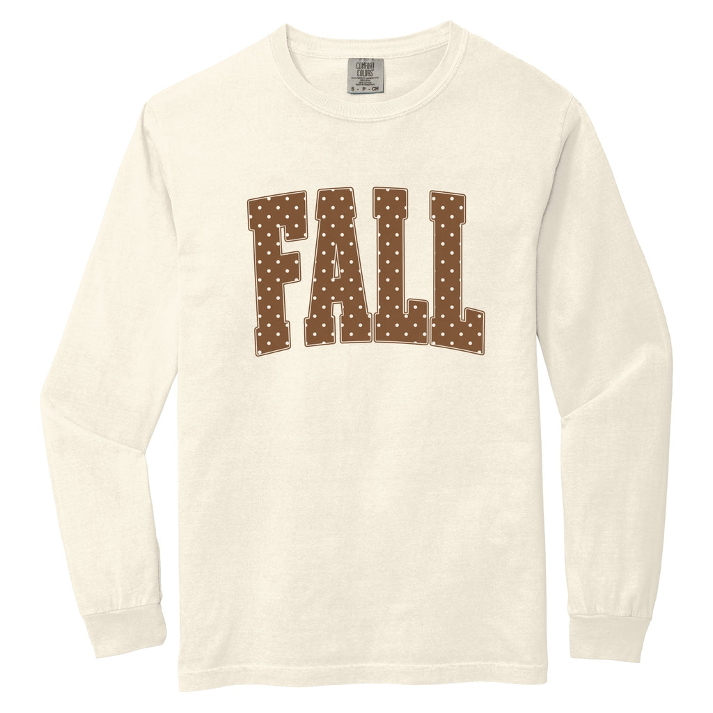Fall Polka Dots Arched - Women's Garment Dyed Long Sleeve product image 5