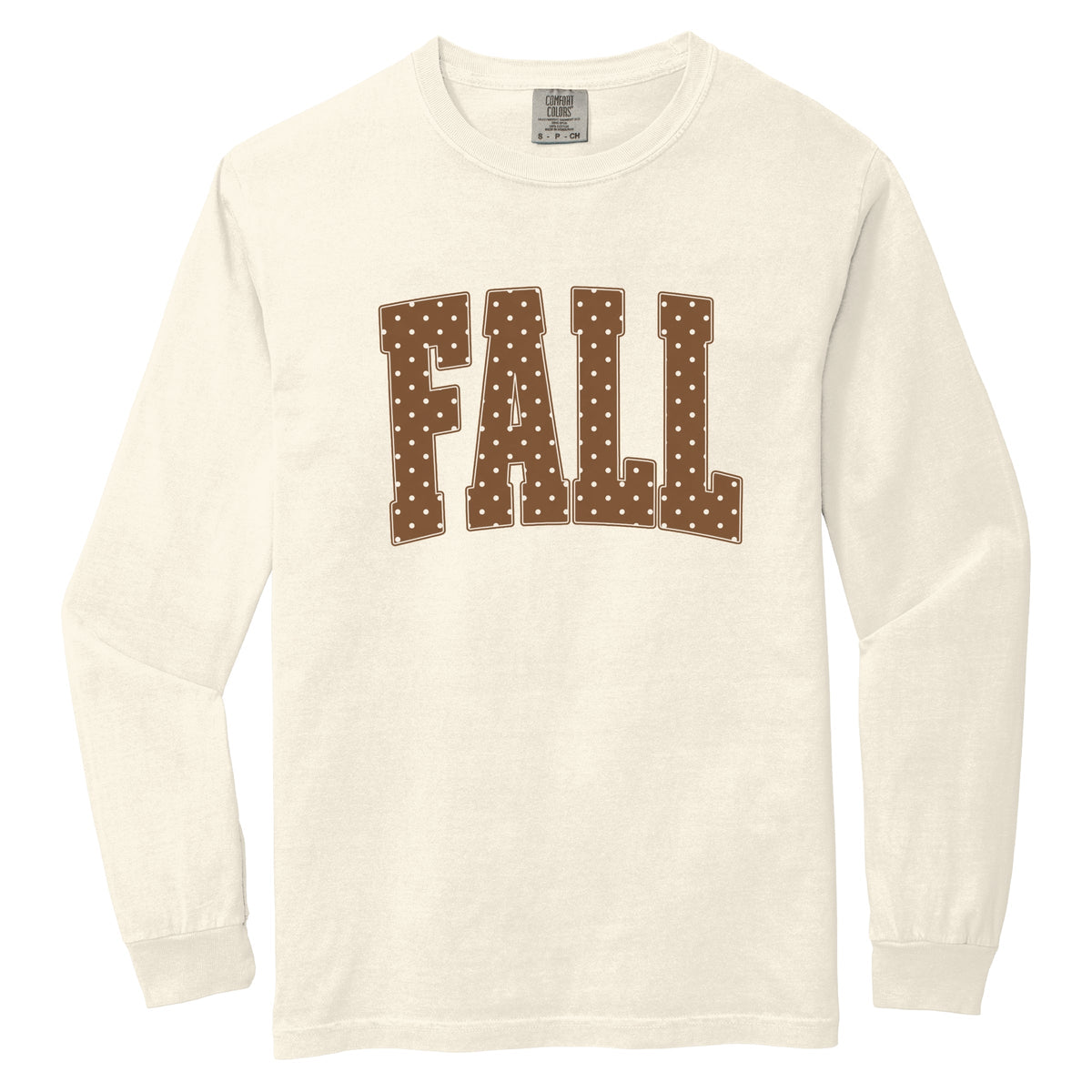 Fall Polka Dots Arched - Women's Garment Dyed Long Sleeve product image 5