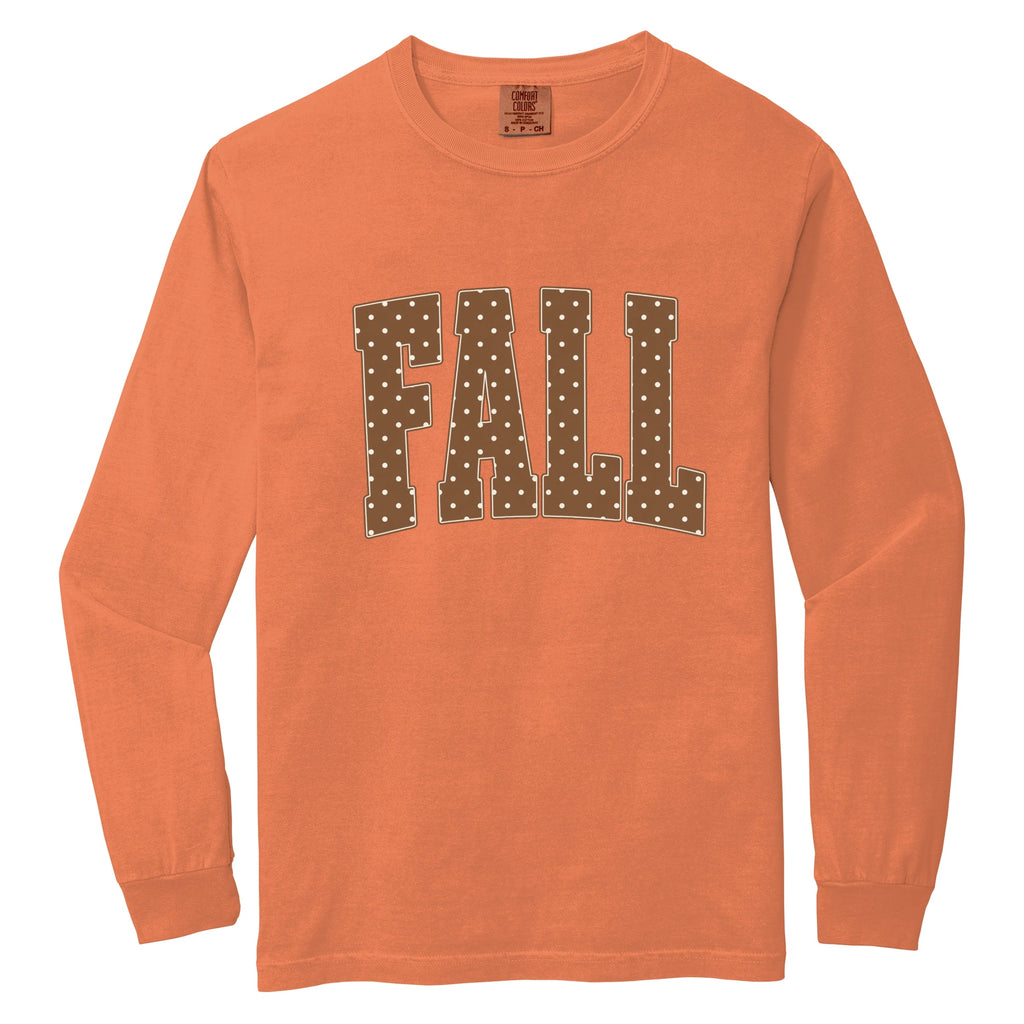 Fall Polka Dots Arched - Women's Garment Dyed Long Sleeve product image 9