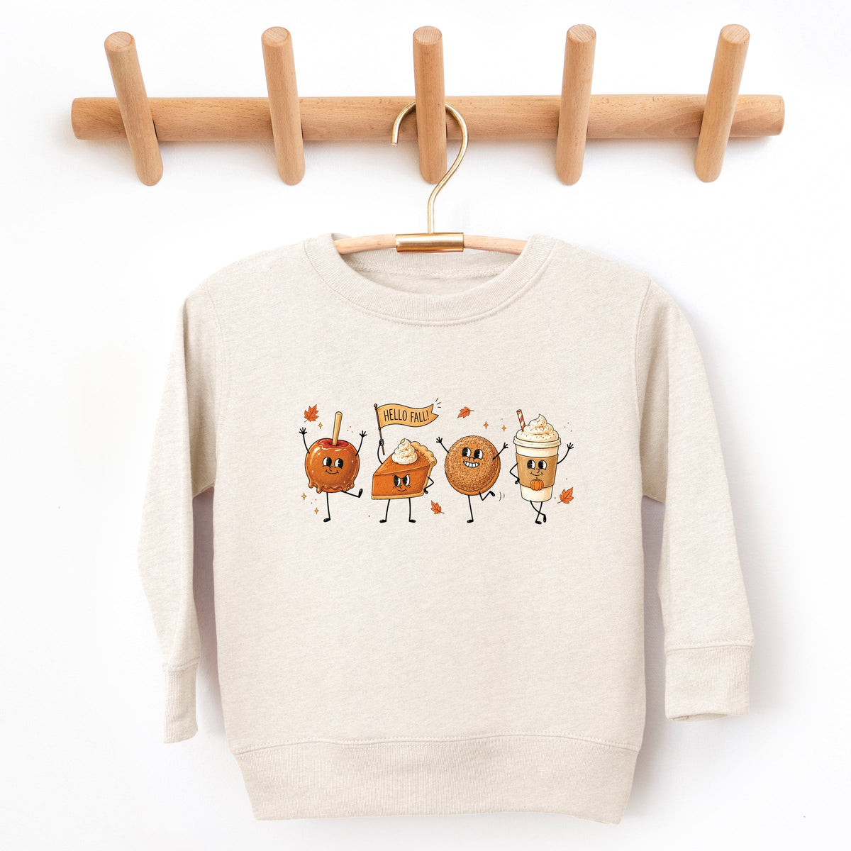 Hello Fall Stick Figures - Toddler Graphic Sweatshirt product image 5