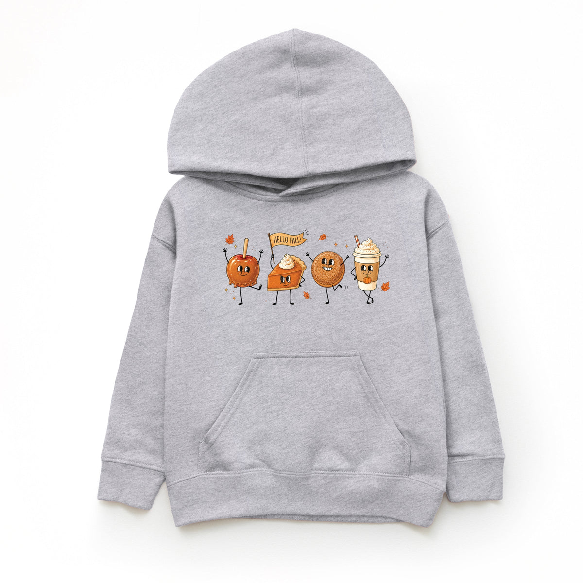 Hello Fall Stick Figures - Youth Graphic Hoodie product image 5