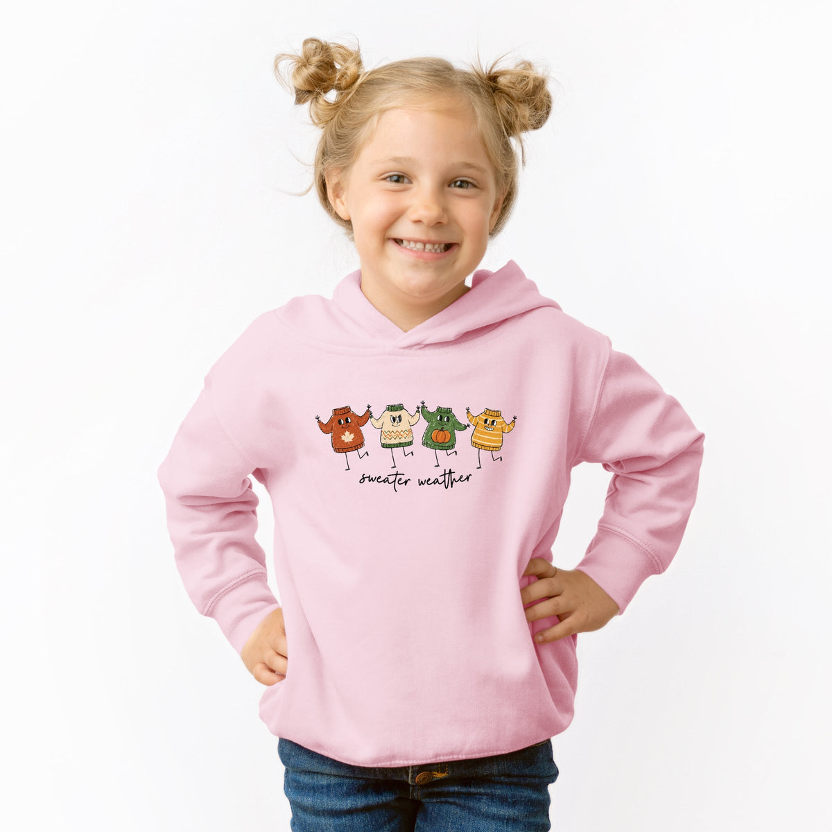 Sweater Weather Stick Figures - Toddler Hoodie product image 4