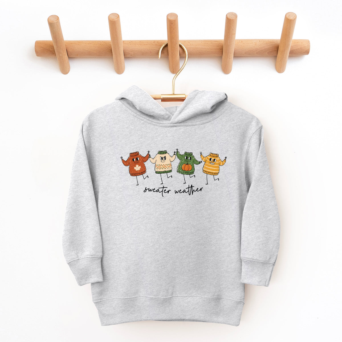 Sweater Weather Stick Figures - Toddler Hoodie product image 2