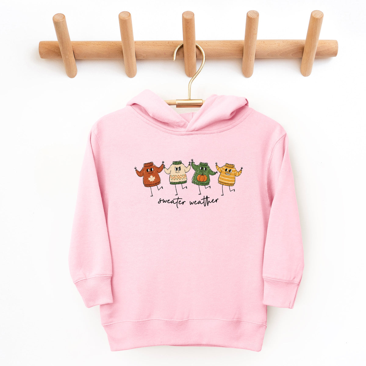Sweater Weather Stick Figures - Toddler Hoodie product image 5