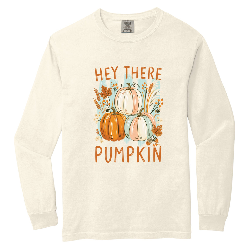 Hey There Pumpkin Fall Foliage - Women's Garment Dyed Long product image 5