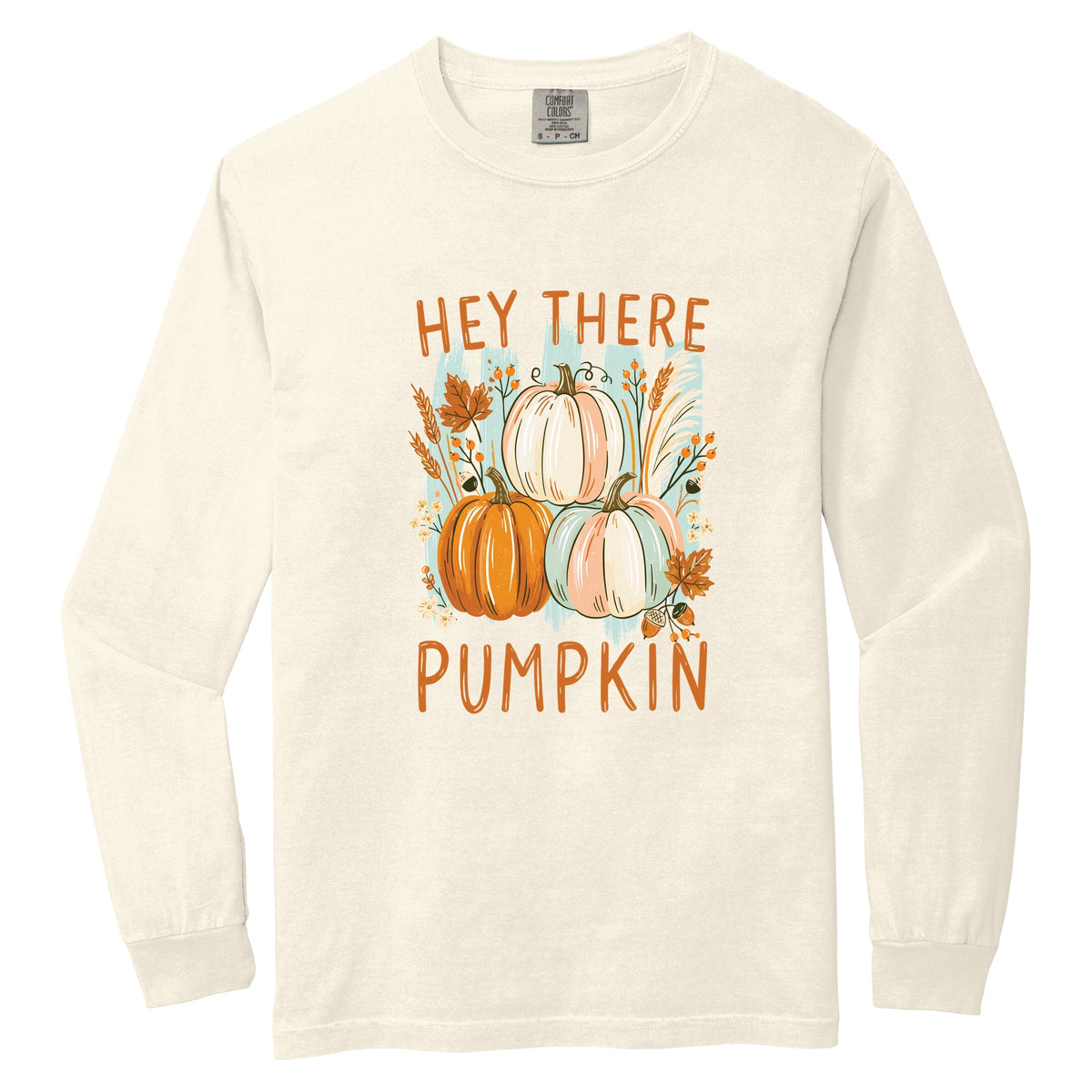 Hey There Pumpkin Fall Foliage - Women's Garment Dyed Long product image 5