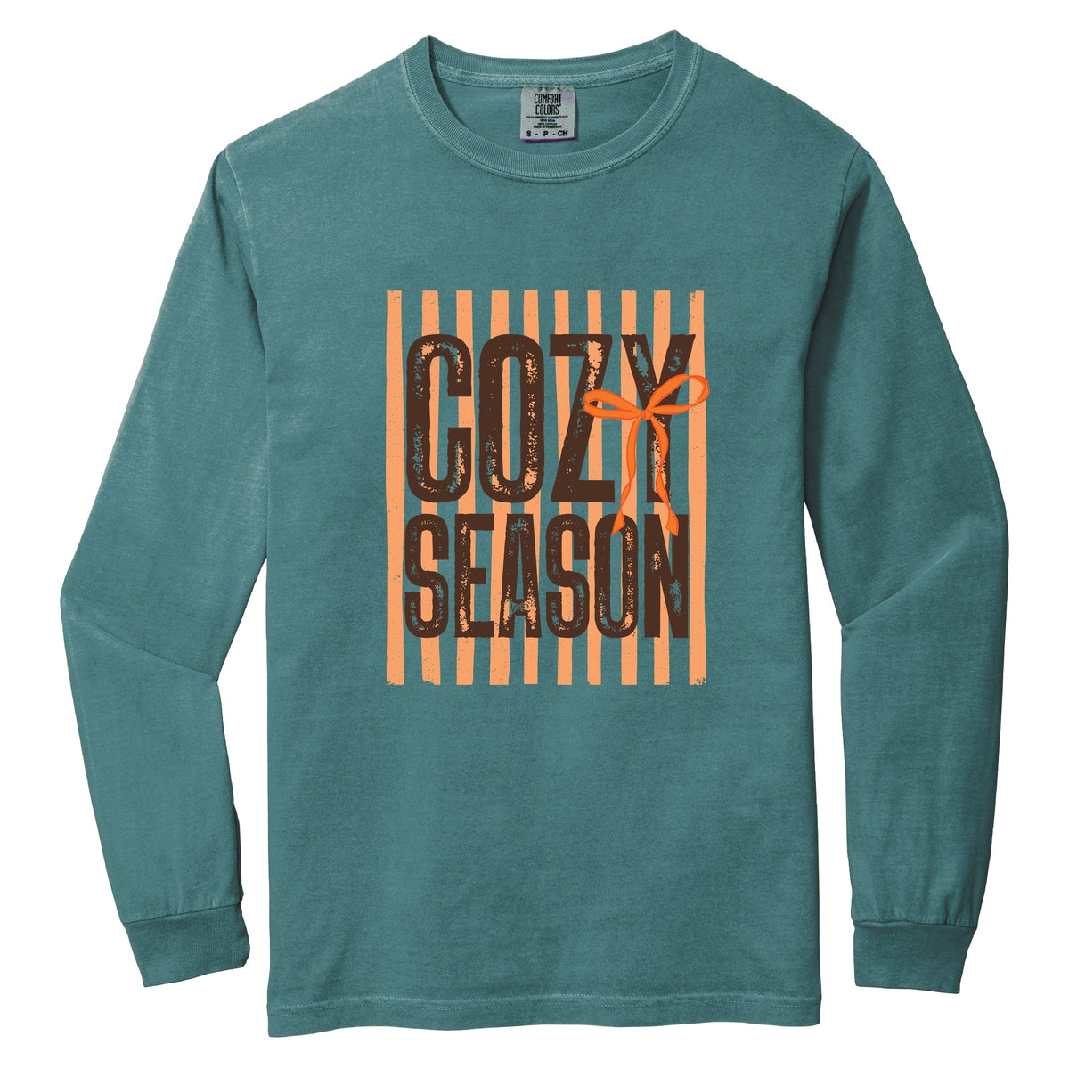 Cozy Season Coquette Stripes - Women's Garment Dyed Long product image 2