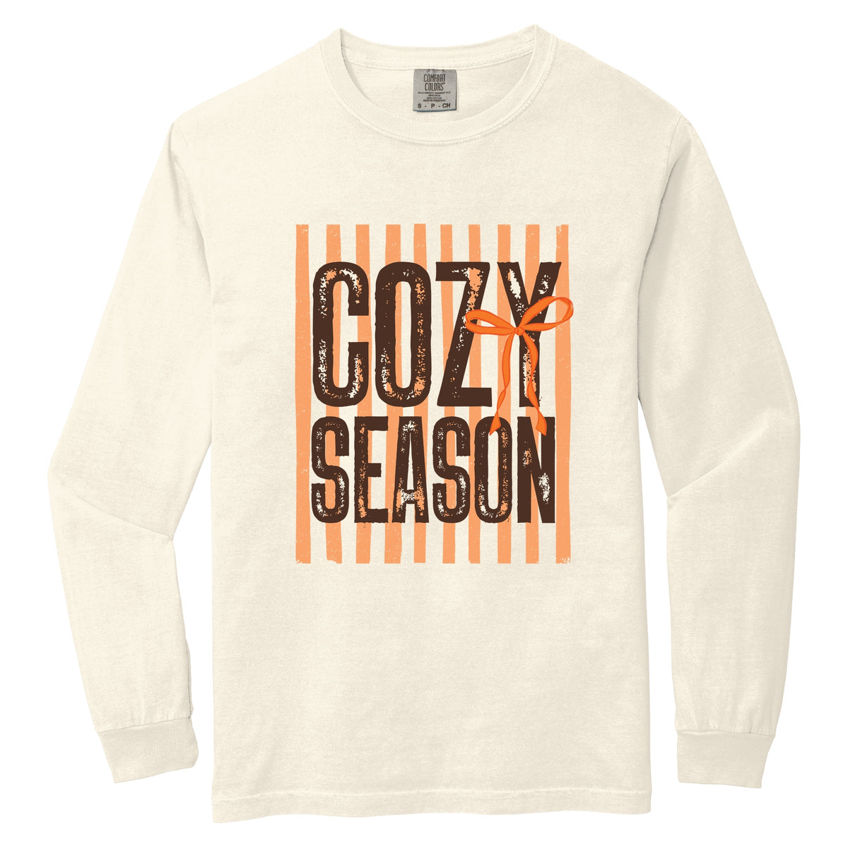 Cozy Season Coquette Stripes - Women's Garment Dyed Long product image 5