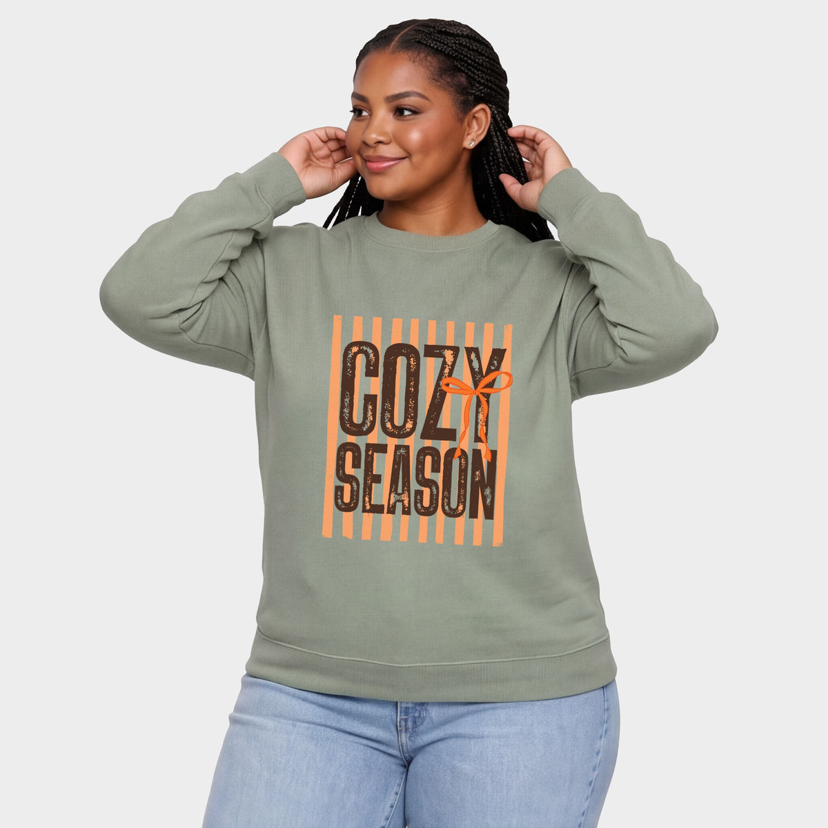 Cozy Season Coquette Stripes - Women's Plus Sized Graphic product image 11