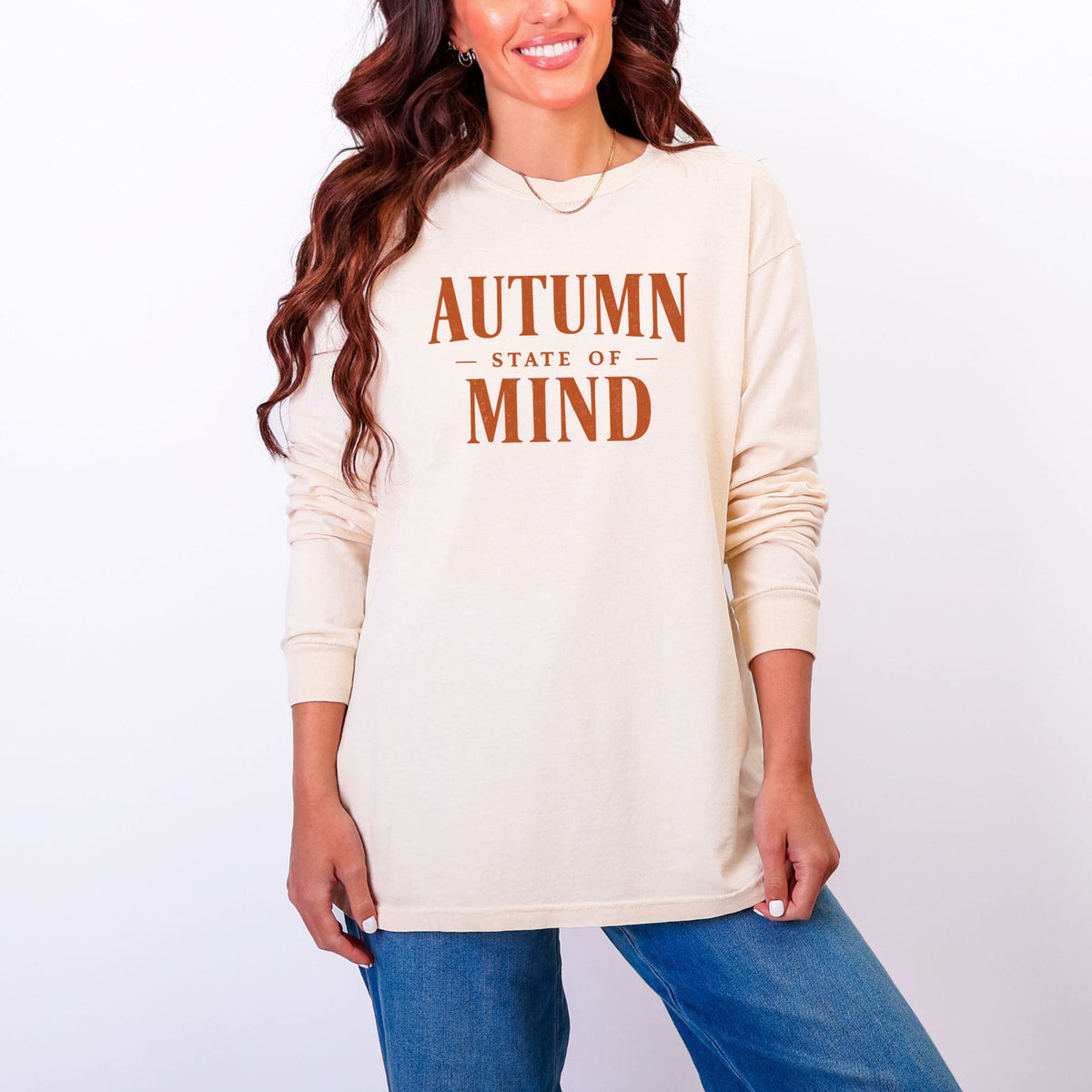 Autumn State of Mind - Women's Garment Dyed Long Sleeve product image 1