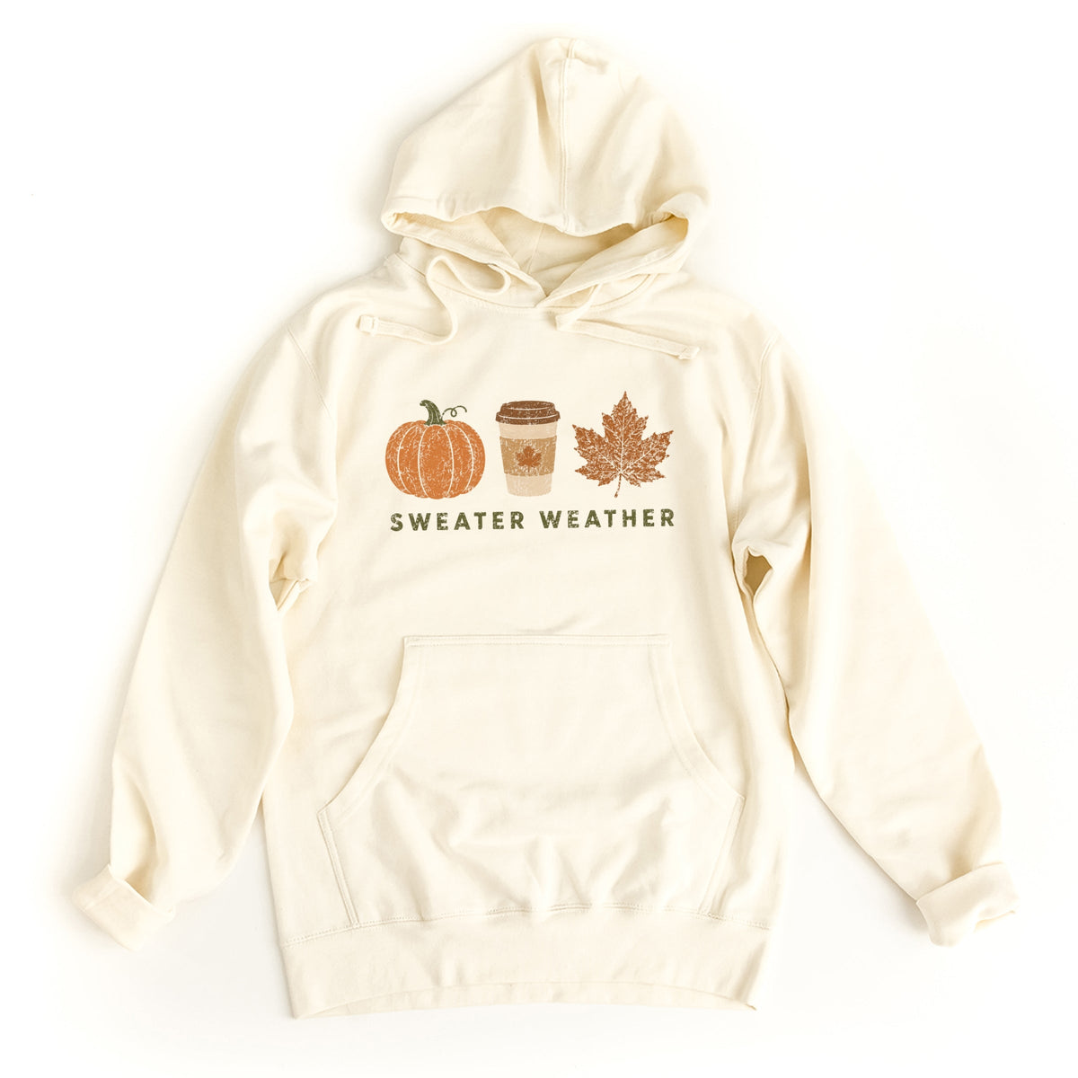 Sweater Weather Coffee Cup - Women's Graphic Hoodie