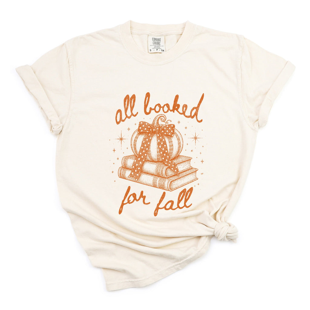 All Booked for fall Sparkles - Women's Garment Dyed Graphic product image 2