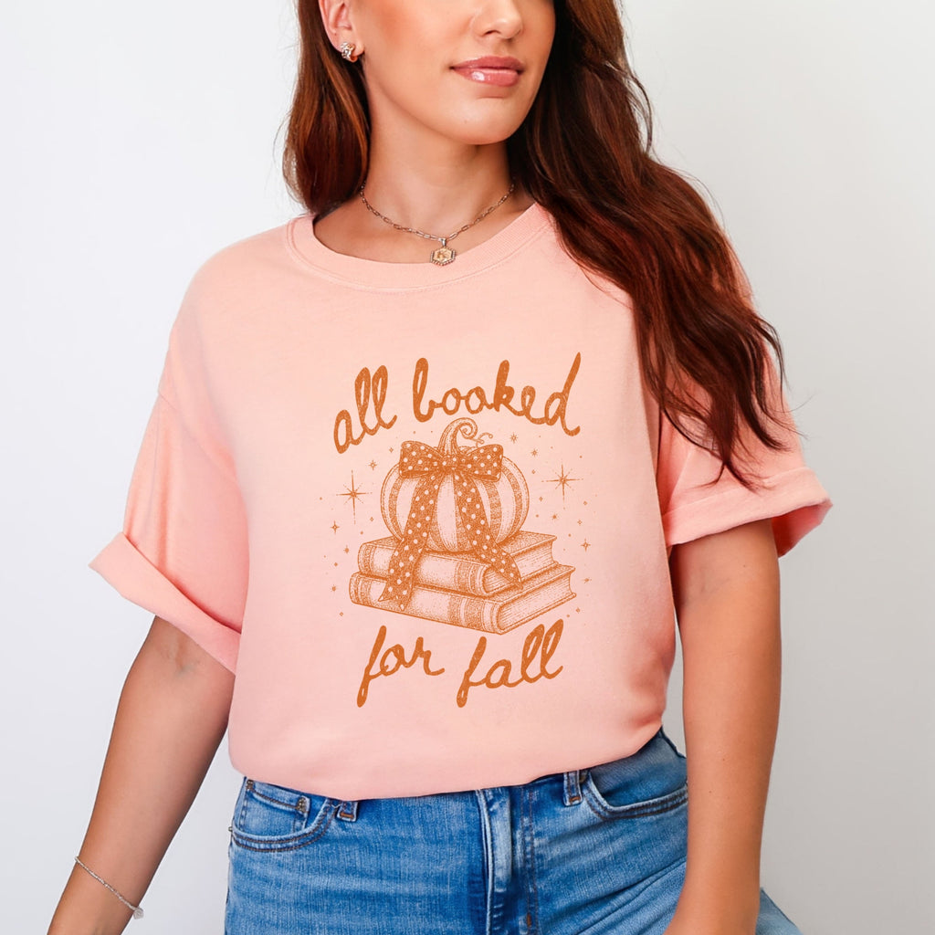 All Booked for fall Sparkles - Women's Garment Dyed Graphic product image 4