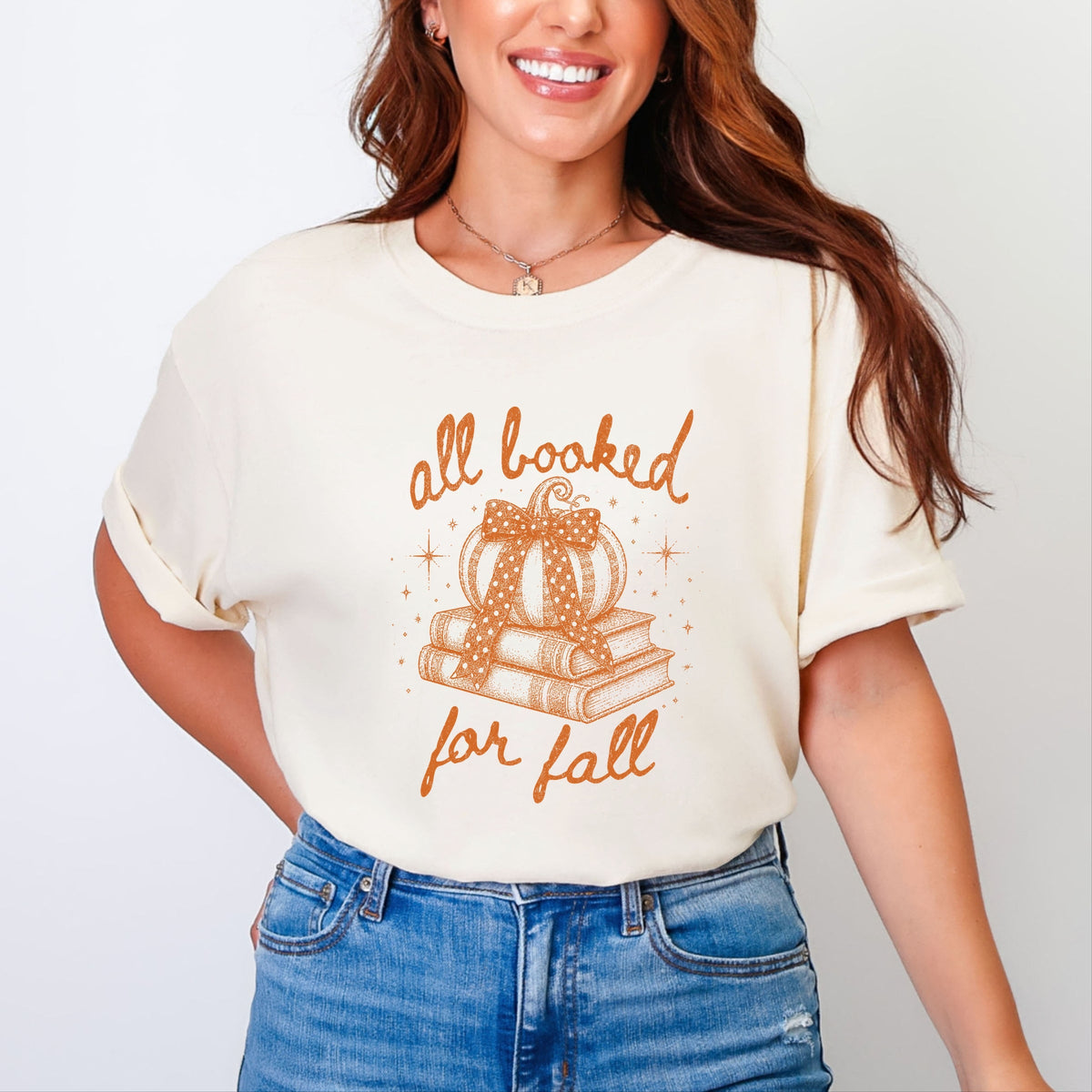 All Booked for fall Sparkles - Women's Garment Dyed Graphic product image 11