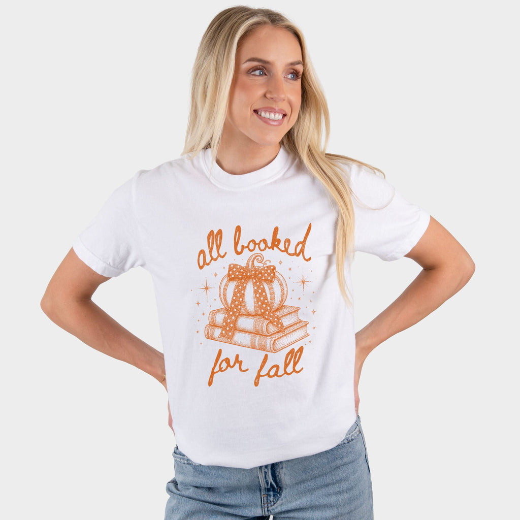 All Booked for fall Sparkles - Women's Garment Dyed Graphic product image 13