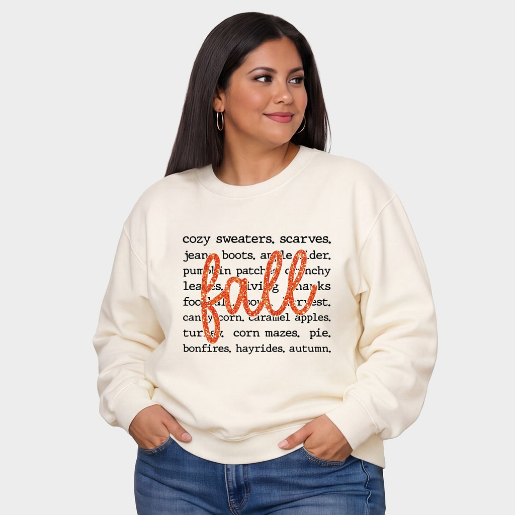 Fall Cursive Text Glitter - Women's Plus Sized Graphic product image 13