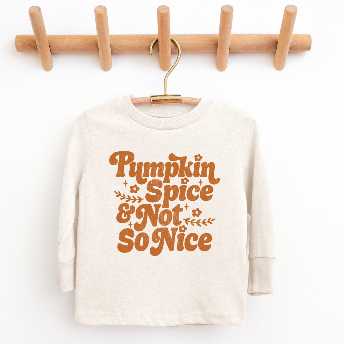 Pumpkin Spice And Not So Nice - Youth Long Sleeve Graphic product image 5