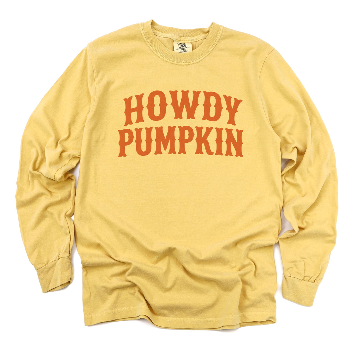 Howdy Pumpkin Western - Women's Garment Dyed Long Sleeve product image 8