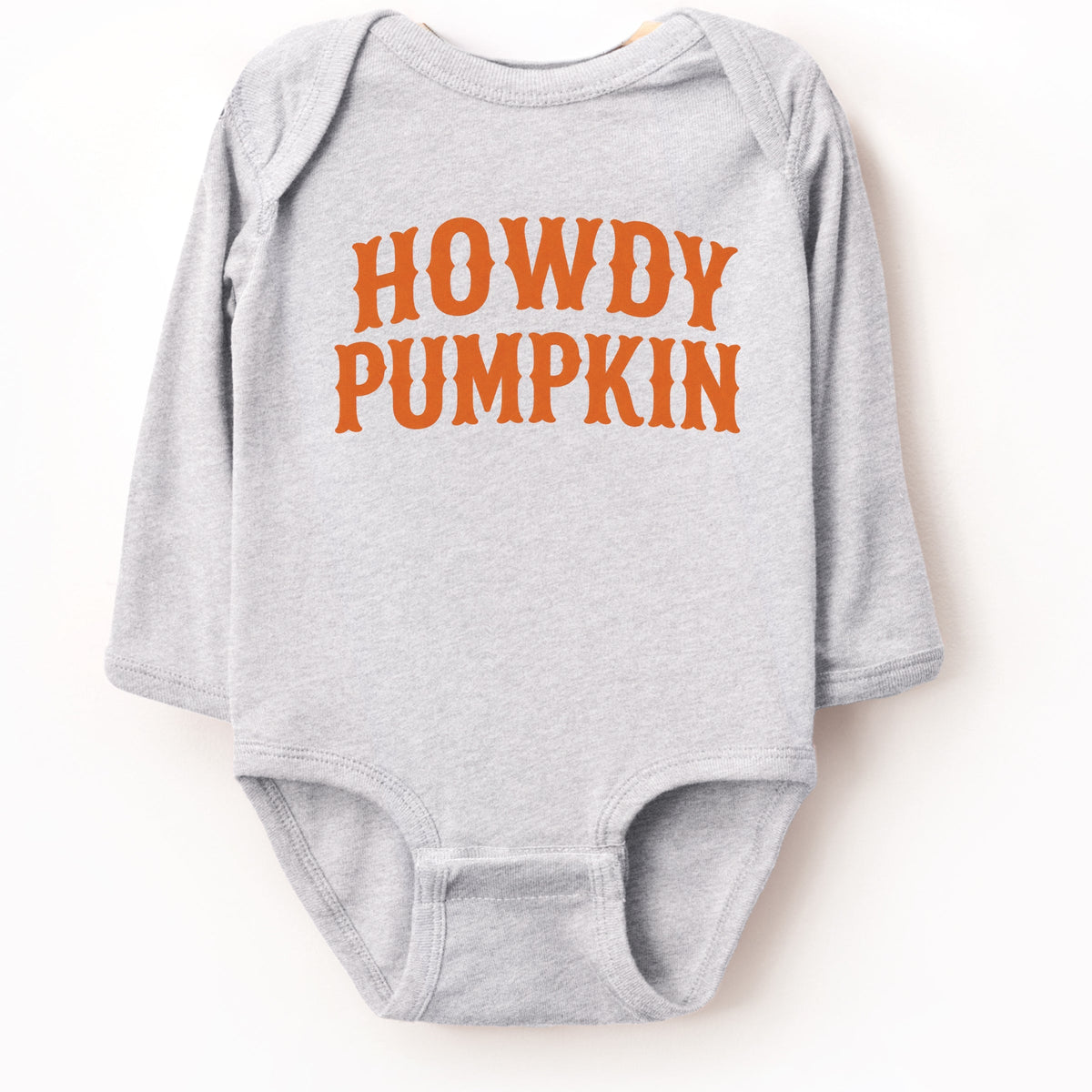 Howdy Pumpkin Western - Infant Long Sleeve Bodysuit