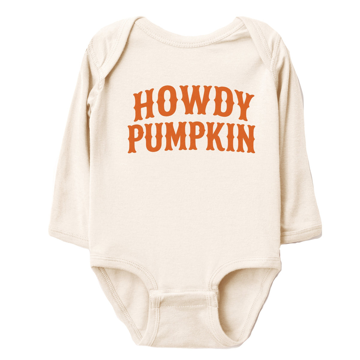 Howdy Pumpkin Western - Infant Long Sleeve Bodysuit