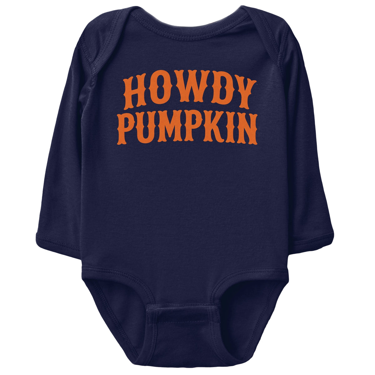 Howdy Pumpkin Western - Infant Long Sleeve Bodysuit