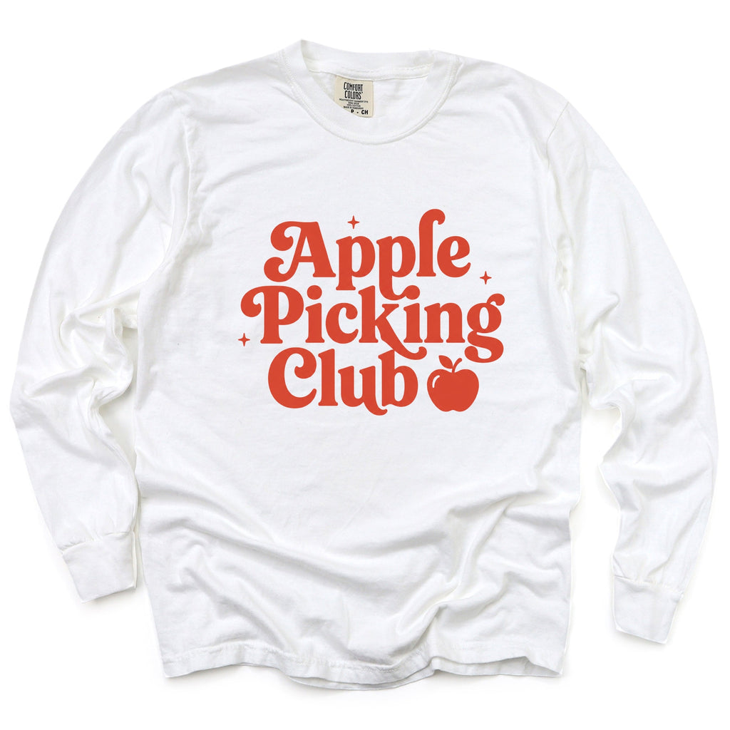 Apple Picking Club Stars - Women's Garment Dyed Long Sleeve product image 11