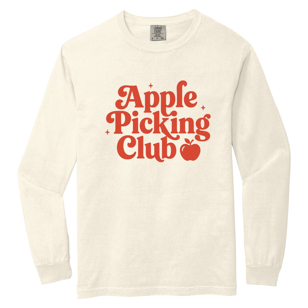 Apple Picking Club Stars - Women's Garment Dyed Long Sleeve product image 2