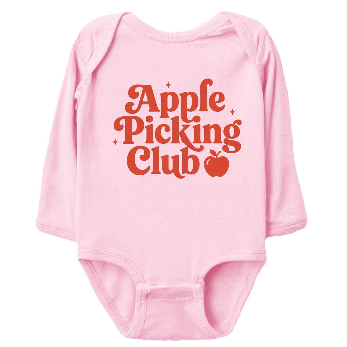 Apple Picking Club Stars - Infant Long Sleeve Bodysuit