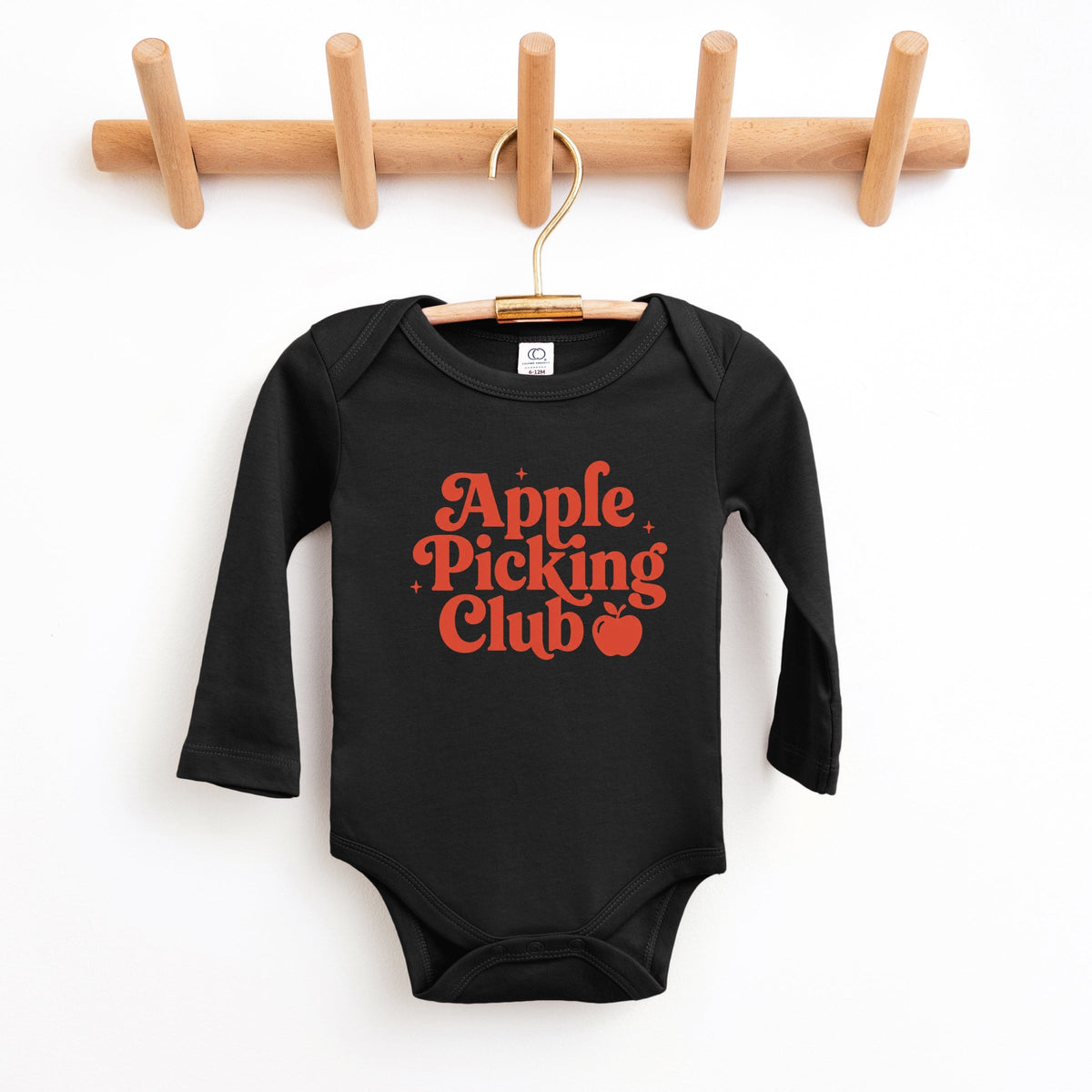 Apple Picking Club Stars - Infant Long Sleeve Bodysuit