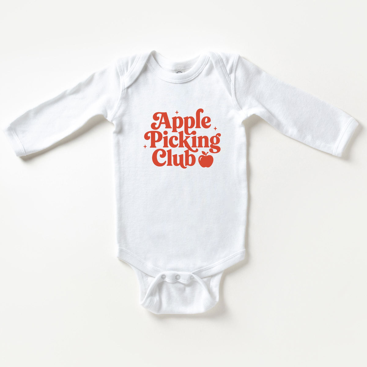 Apple Picking Club Stars - Infant Long Sleeve Bodysuit