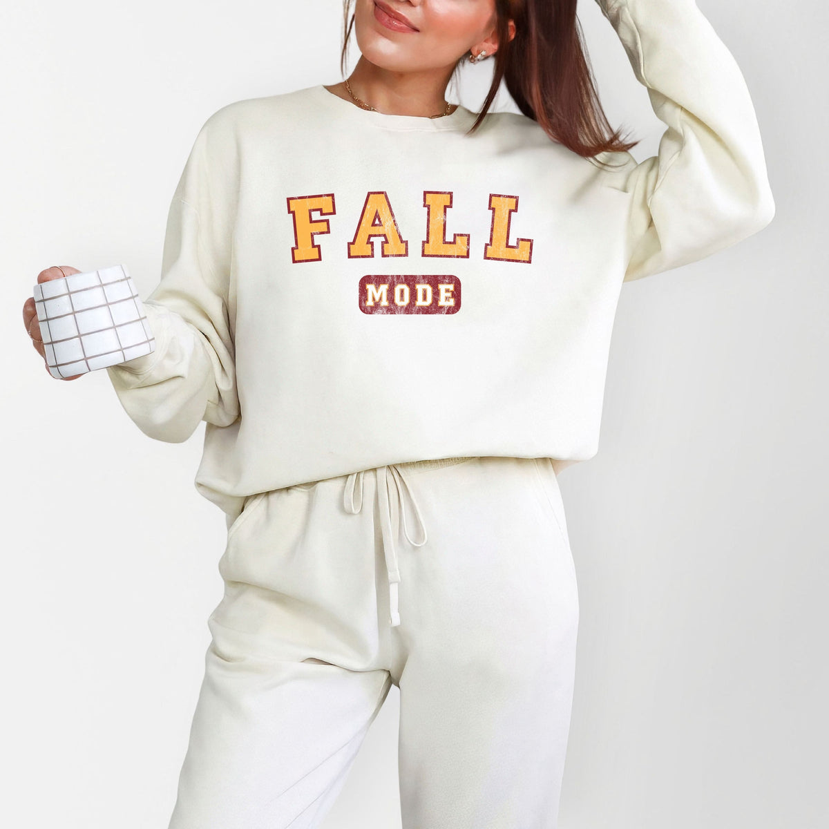 Fall Mode - Women's Lightweight Garment Dyed Sweatshirt product image 2