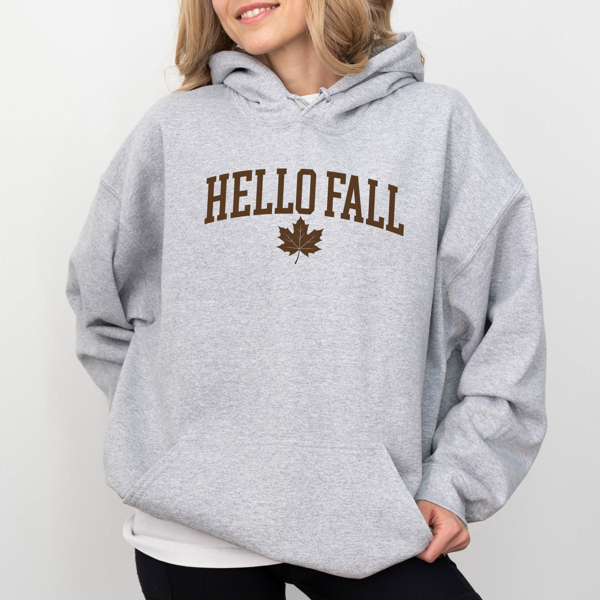 Hello Fall Leaf - Women's Graphic Hoodie product image 3