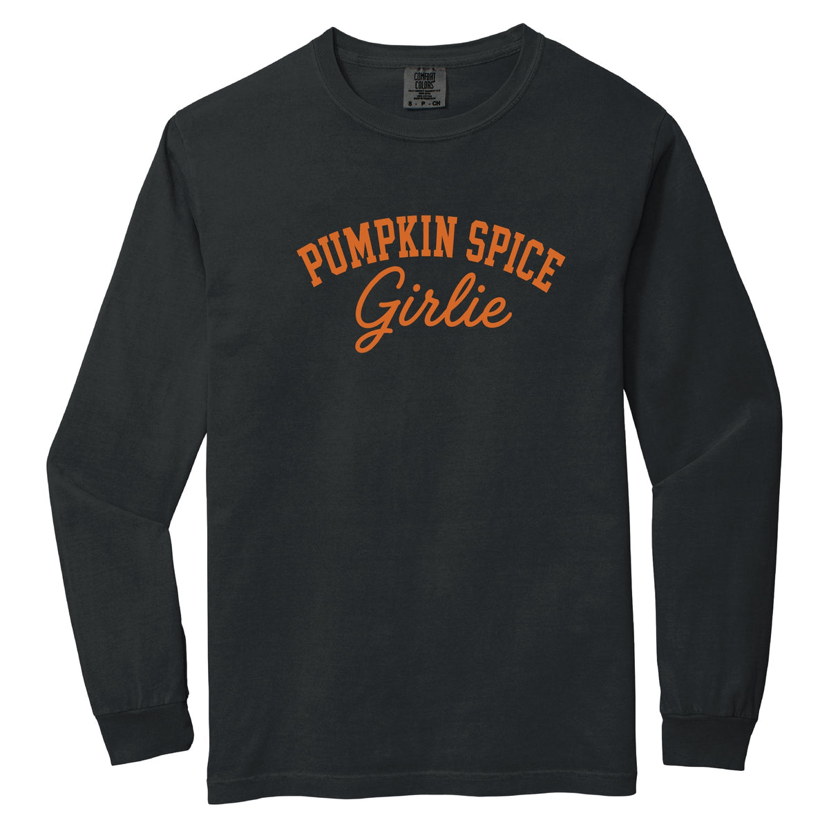 Pumpkin Spice Girlie - Women's Garment Dyed Long Sleeve product image 5