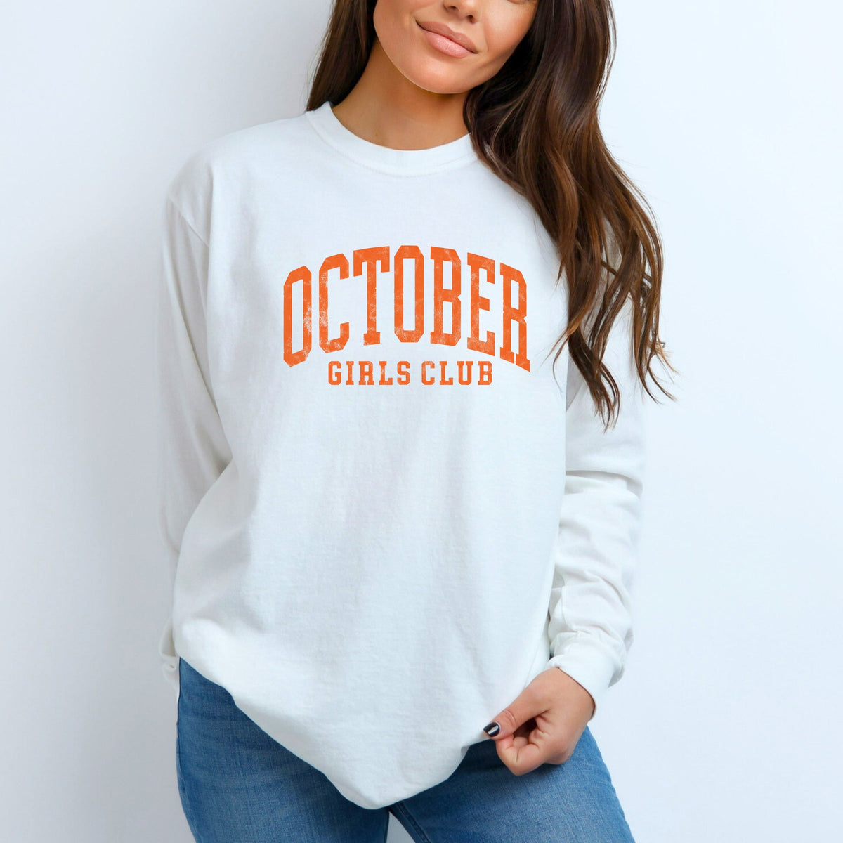October Girls Club - Women's Garment Dyed Long Sleeve product image 1