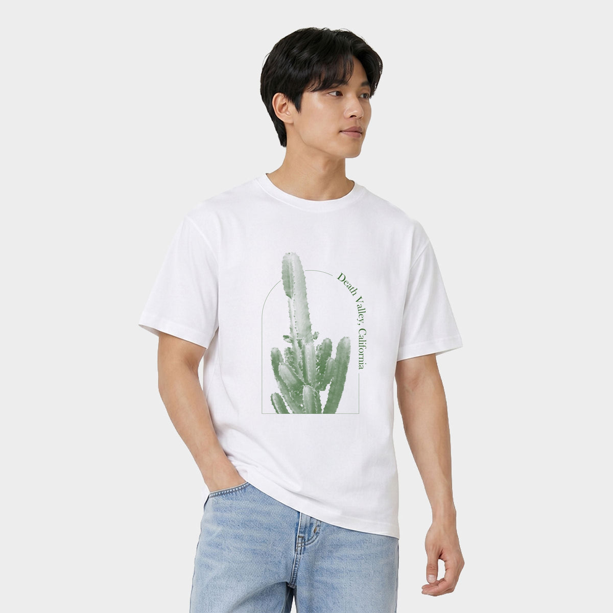 Death Valley California Cactus - Men's Garment Dyed Graphic product image 2