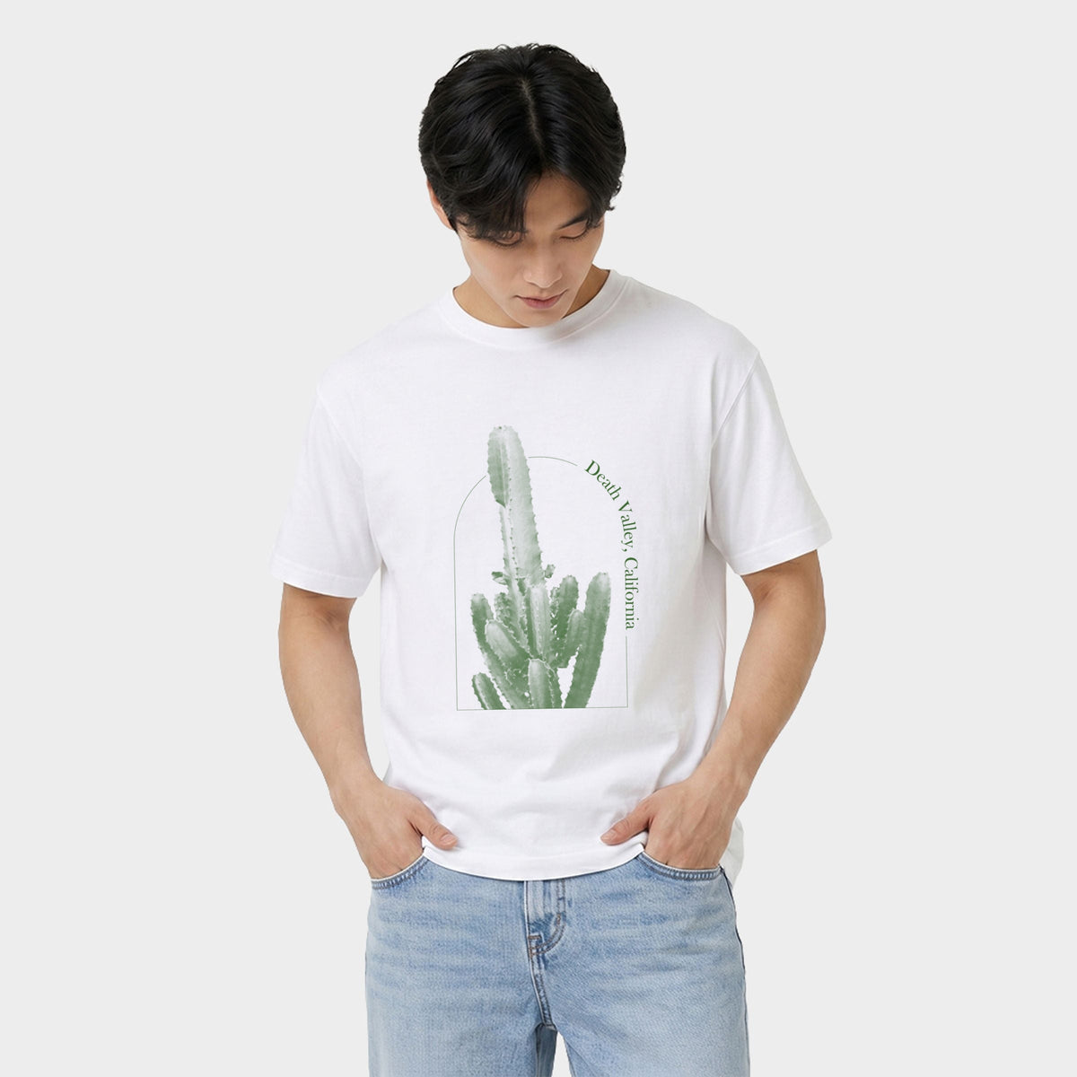 Death Valley California Cactus - Men's Garment Dyed Graphic product image 1
