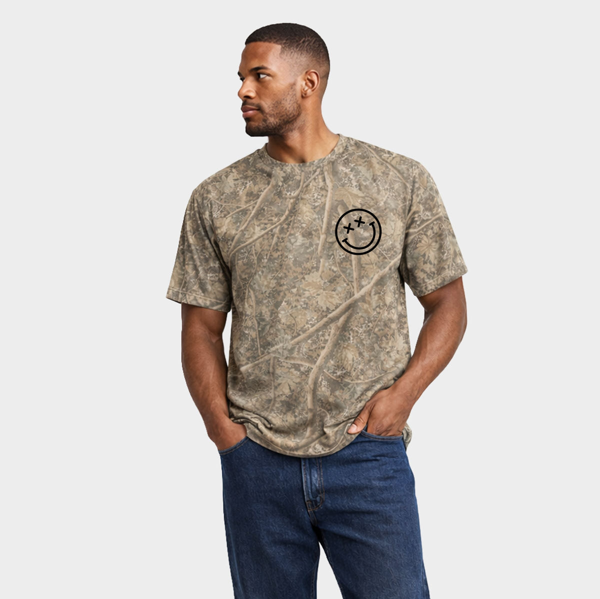 S.W.Smiley Certified Menace - Men's Heavyweight Camo Tee product image 1