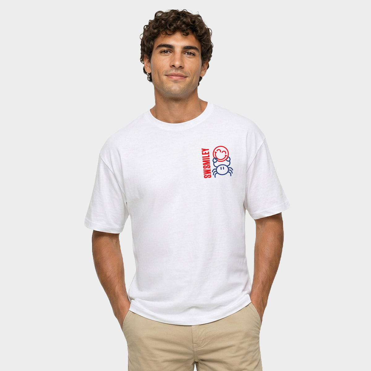 S.W.Smiley Crab Smiley - Men's Garment Dyed Graphic T-Shirt product image 11