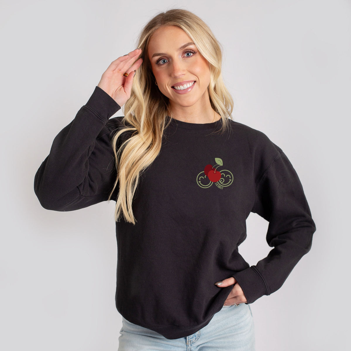 S.W.Smiley Cherry Bunch - Women's Lightweight Garment Dyed product image 3