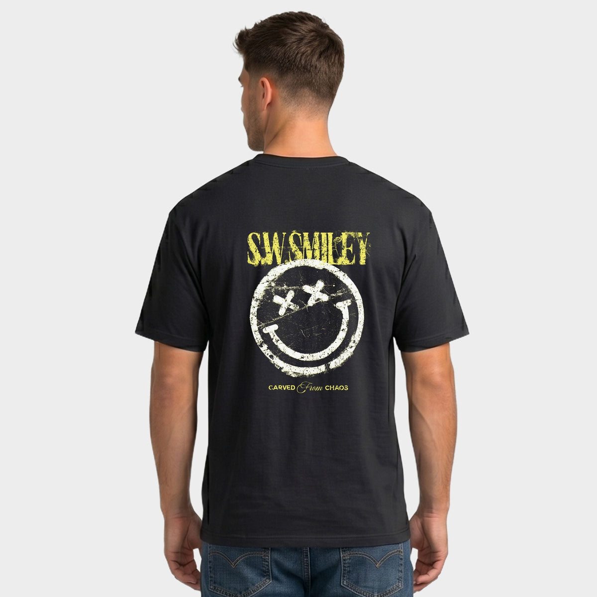 S.W.Smiley Carved From Chaos - Men's Garment Dyed Graphic product image 6