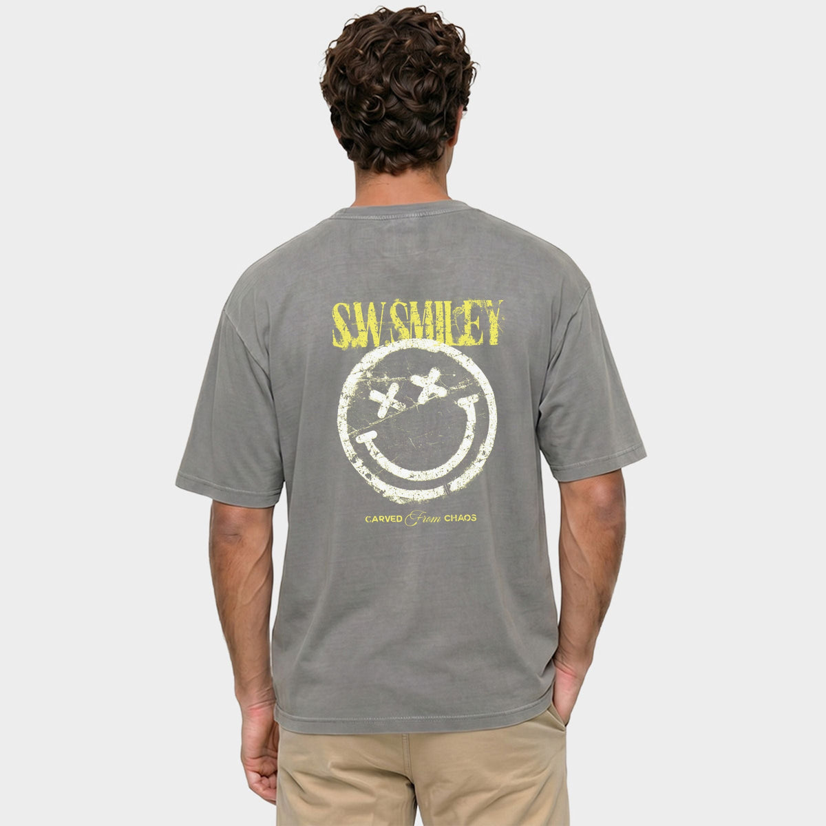 S.W.Smiley Carved From Chaos - Men's Garment Dyed Graphic product image 9