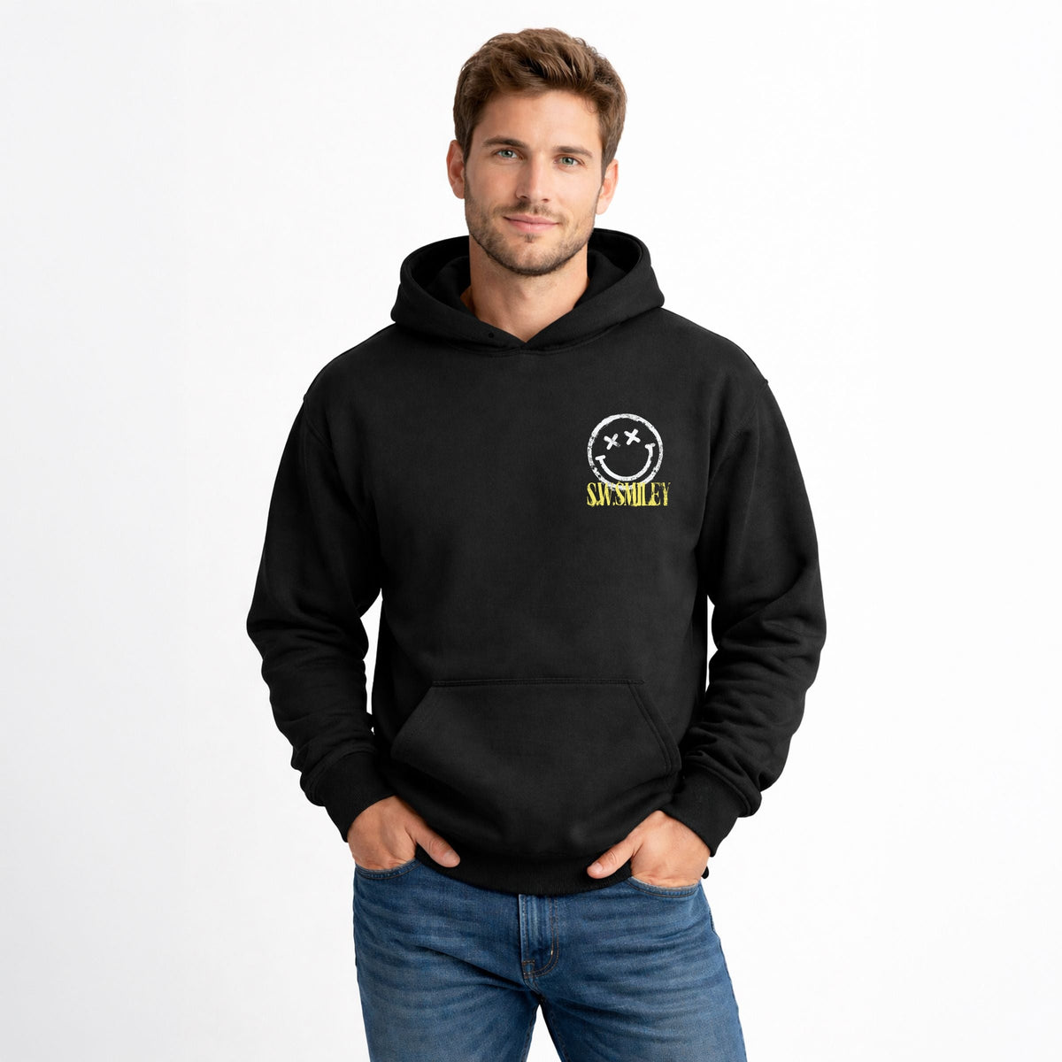 S.W.Smiley Carved From Chaos - Men's Graphic Hoodie product image 4