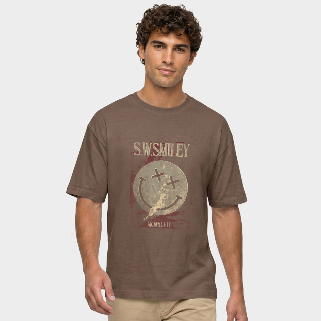 S.W.Smiley Paint Splatters X Eyes - Men's Garment Dyed product image 2