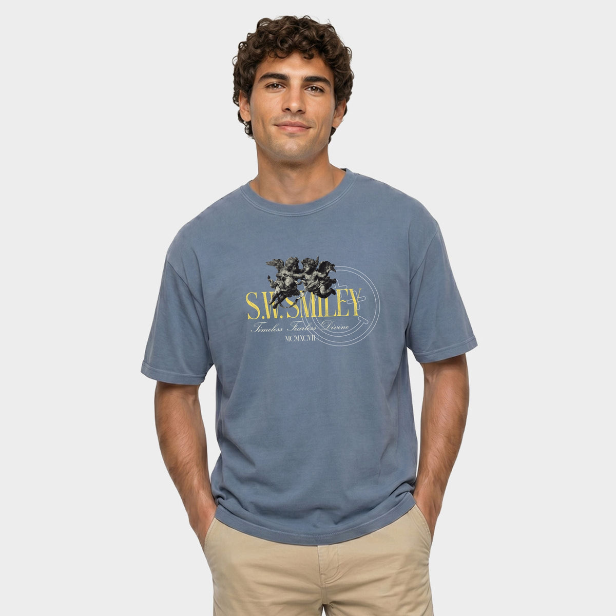 S.W.Smiley Timeless Fearless Divine 2 Cherubs - Men's product image 1