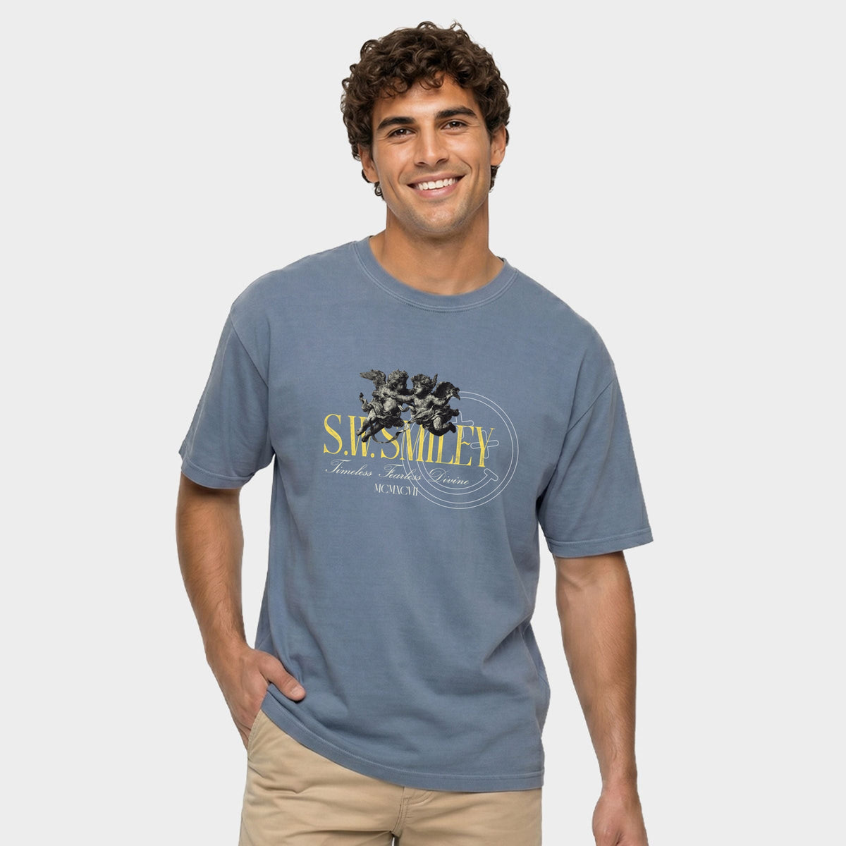 S.W.Smiley Timeless Fearless Divine 2 Cherubs - Men's product image 2