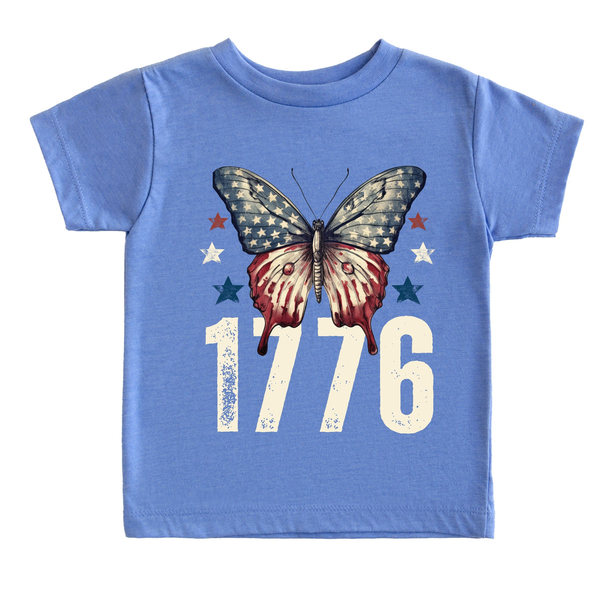 1776 Butterfly Patriotic - Toddler Short Sleeve Graphic product image 4